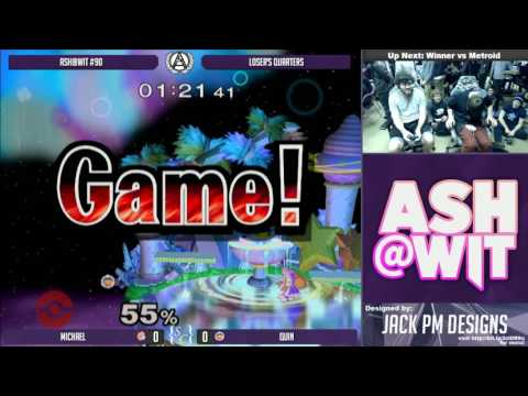 Michael (Puff) vs Quin (ICs, Falco) - ASH@WIT #90 Melee Loser's Quarters
