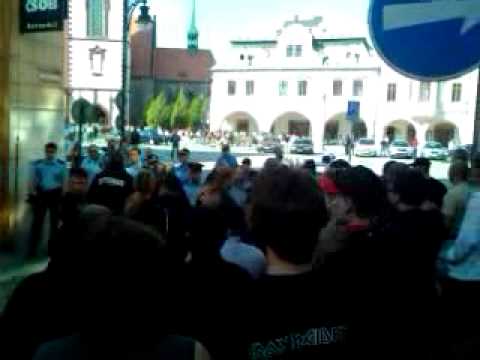 cikánská demonstrace Chomutov 3.5.2009