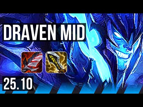 DRAVEN vs AKALI (MID) | EUNE Master | 25.10