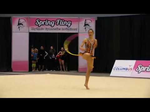 Anya Voznyuk, Level 9 Sr., Hoop routine