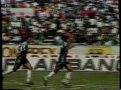 EL NACIONAL-EQU 1x2 GRÊMIO - Copa Libertadores da América 1995 (Gols) - Band