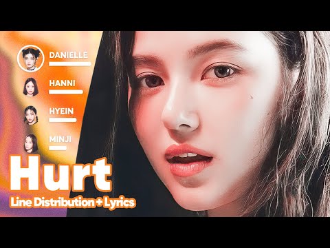 NewJeans - Hurt (Line Distribution + Lyrics Karaoke) PATREON REQUESTED