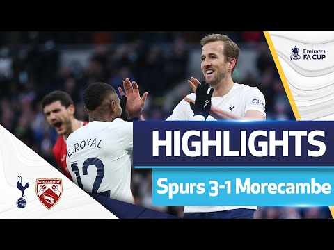 Winks, Lucas and Kane see us through to the fourth round | HIGHLIGHTS | Spurs 3-1 Morecambe