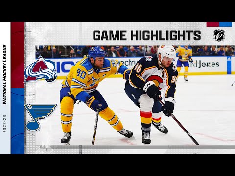 Avalanche @ Blues 12/11 | NHL Highlights 2022