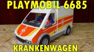 "PLAYMOBIL 6685 KRANKENWAGEN MIT LICHT UND SOUND" -Vorstellung