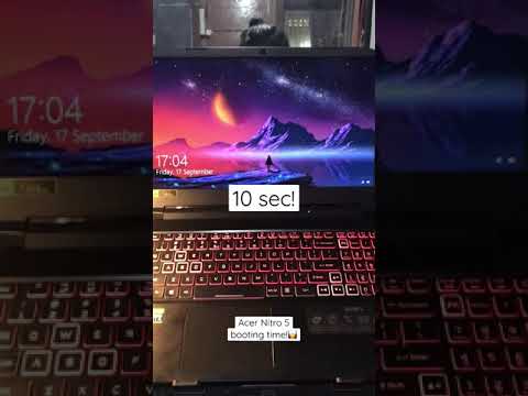 Acer Nitro 5 2021 Booting Time!