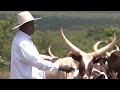 Uganda's President Yoweri Museveni touts beef and less borrowing