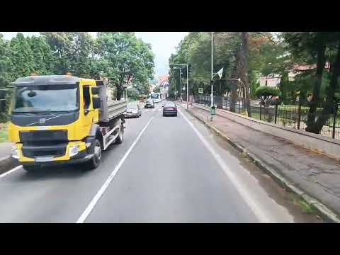 Driving in Slovakia, route 66 Krupina