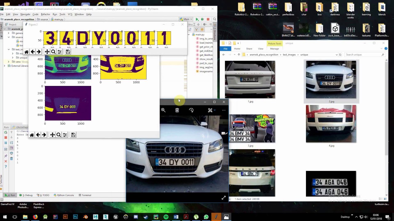 Plate Recognition Algorithm Demonstration