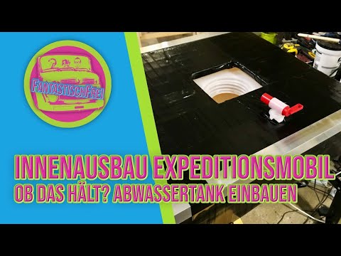 Einbau unseres Abwassertanks  - Innenausbau 🔧 Expeditionsmobil / Exmo / Fernreisemobil - S2🌍E9