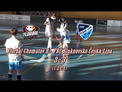 Liga starších žáků - 9. kolo - Florbal Chomutov B - FBC Šluknovsko Česká Lípa 3:3