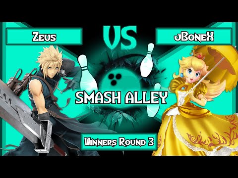 Smash Alley 19 Winners Round 3 - Zeus (Cloud) vs. jBoneX (Peach)