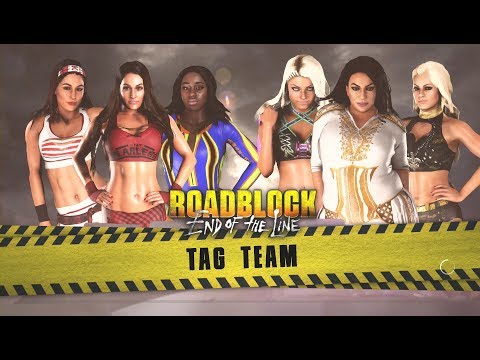 WWE 2K18 - Nikki Bella Brie Bella and Naomi vs Nia Jax Alexa Bliss and Maryse