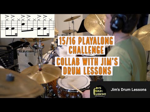 15/16 Playalong Challenge Collab with Jim's Drum Lessons