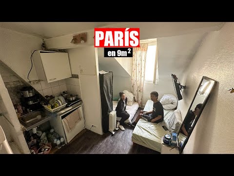 La cruda realidad de vivir en los MICRO APARTAMENTOS de París 🇫🇷