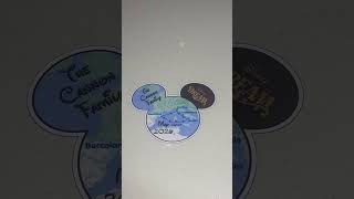 Disney Cruise Cabin Door Magnet Route Map #cruisemerchandise #cruisemagnet