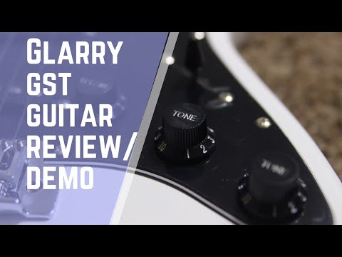Glarry GST Electric Guitar White w/ 20W Amplifier image 9