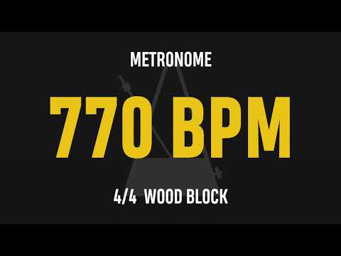 770 BPM 4/4 - Best Metronome (Sound : Wood block)