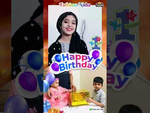 Fathima nuha mol -Birthday Song│Malayalam birthday songs│Soul Of Sound│9744421586