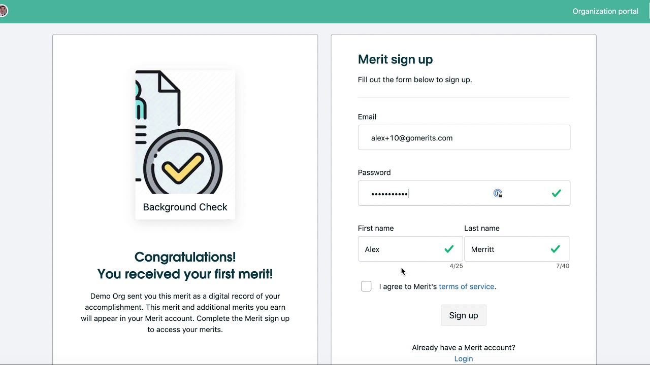 How to claim your Merit profile