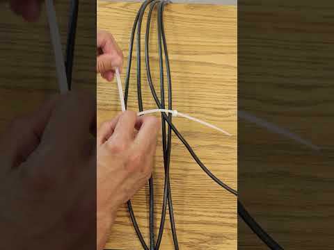 This Zip Tie Trick Keeps Cables Super Organized!