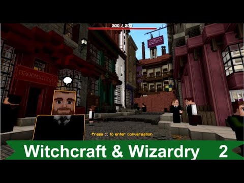 Bad Gamer Kat - Minecraft Witchcraft & Wizardry/EP 2/ Diagon Alley & Knockturn Alley