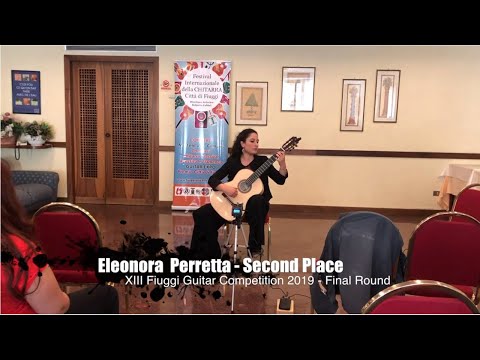 Eleonora Perretta second place al XIII Fiuggi Guitar Competition 2019