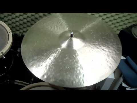 21 Rustico Brushed/NP Top Ride, 2121g - Handcrafted cymbals by Craig Lauritsen
