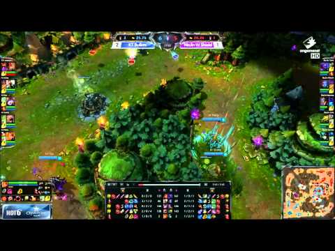NaJin White Shield vs KT Rolster Bullets - Game 4 - OGN  Champions Spring 2014 QuarterFinals