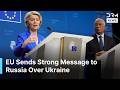 FULL PRESSER EU S Von Der Leyen Antonio Costa Hold Joint Press Conference After EU Summit AC1N
