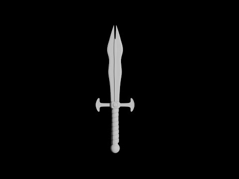 Blender Tutorial Day #47 - Making A Sword Part 4