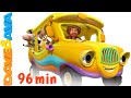 The Wheels on the Bus - Animal Sounds Song | Nursery Rhymes Compilation from Dave and Ava