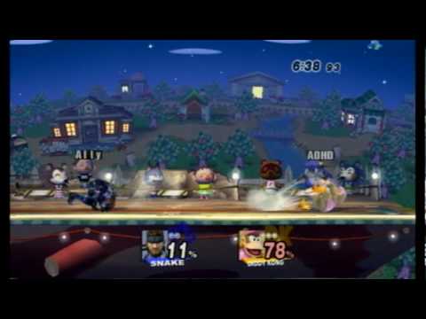 VC7 GF Ally (Snake) vs. ADHD (Diddy) 2- 2 - SSBB