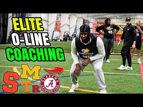 Offensive Line Drills and Technique Coaching - W/ Coach Isaac Hadac