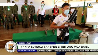 17 NPA sa Bukidnon sumuko