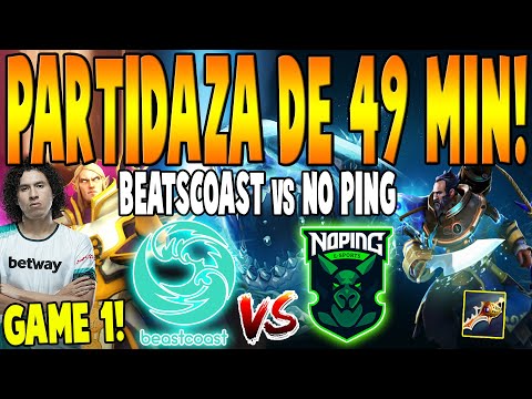 BEASTCOAST vs NO PING [GAME 1] BO3 - Partidaza de 49 Min! - DPC SA WINTER TOUR 2022 DOTA 2