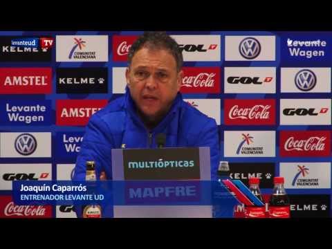 Rueda de prensa de Joaquín Caparrós previa al encuentro ante el Rayo Vallecano