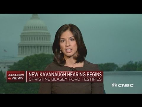 Christine Blasey Ford gives emotional account of Kavanaugh accusations