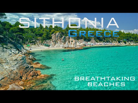 Sithonia, Greece: Breathtaking Beaches! | Best Beaches in 4k
