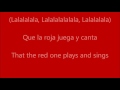 La Roja Baila - Letra (+ English Lyrics translation) ft. Sergio Ramos