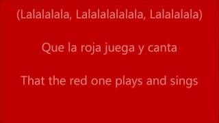 La Roja Baila - Letra (+ English Lyrics translation) ft. Sergio Ramos