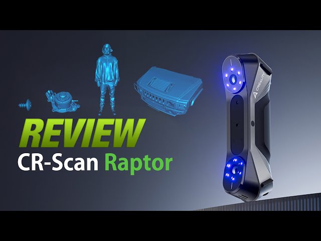 Vídeo relacionado con Creality 3D escanea la etiqueta de 6 mm pegatinas 400 puntos de referencia de puntos de seguimiento óptico, 10 para escáneres 3D de escaneo CR raptor