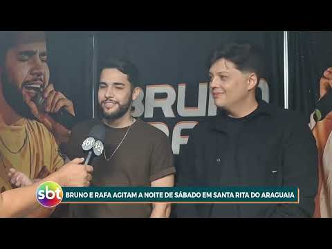 Bruno e Rafa agitam a noite de sábado em Santa Rita do Araguaia 