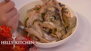 Losing Team Served FISH HEAD SOUP | Hell's Kitchen