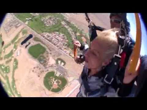 Claudia Cazacu - Skydiving over Las Vegas - 2010