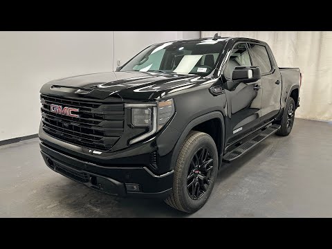 2026 GMC Sierra 1500 Crew Cab Short Box 4-Wheel Drive Elevation in Black for sale at Davis GMC Buick Lethbridge in Lethbridge, AB