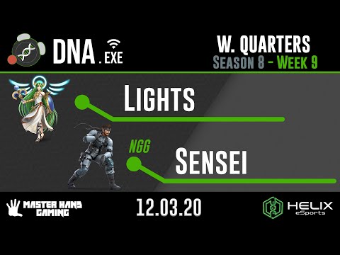 DNA.EXE S8:W10 - Lights (Palutena) Vs. NGG | Sensei (Snake) - W Quarterfinals