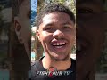 SHAKUR STEVENSON BLOWN AWAY BY OSCAR VALDEZ’S BIG HEAD AFTER FIRST FACE OFF!