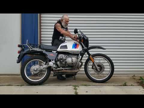 1981 BMW R80 G/S Cold Start - Boxerworks