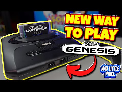AWESOME New Way To Play SEGA Genesis Games! TONS Of Features! Mega Everdrive Core Flashcart!